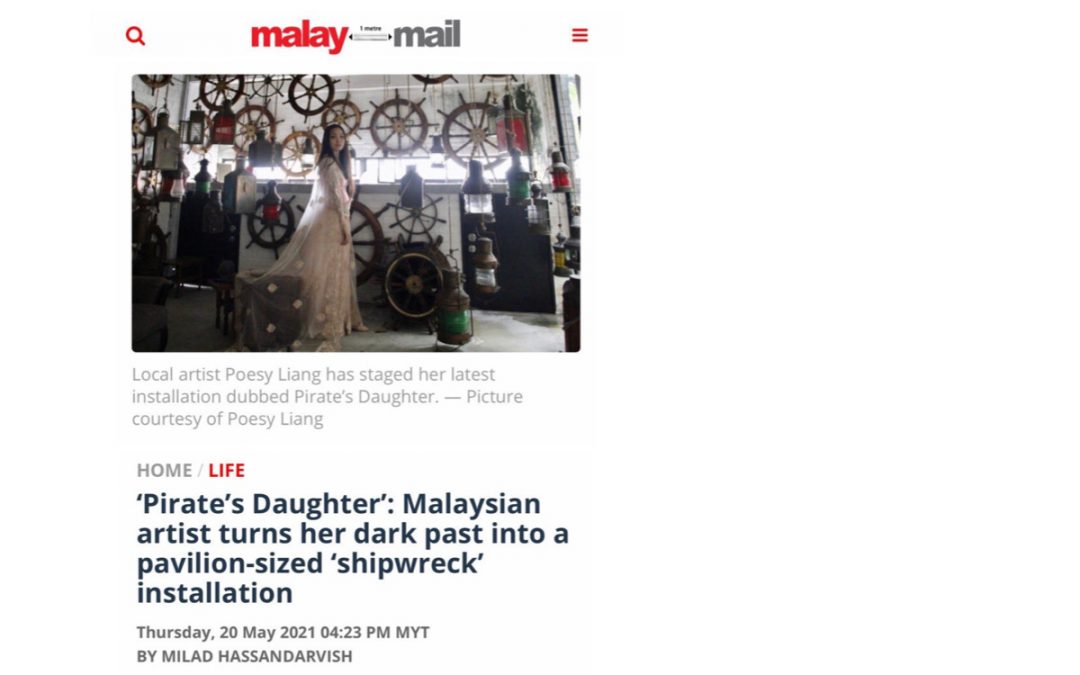 Malaysian artist turns her dark past into a pavilion-sized ‘shipwreck’ installation